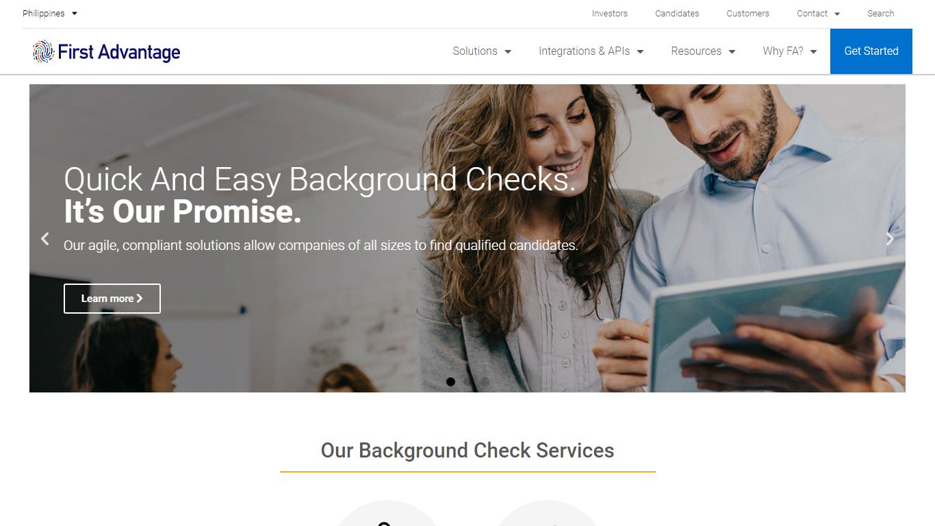 First Advantage: A Leading Global Background Check Company